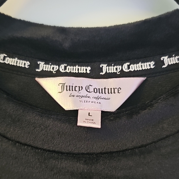 Juicy Couture  Black Tank Top Sleepwear Size L - Picture 2 of 7